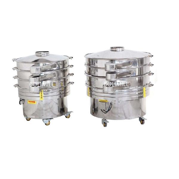 Sus 304 Material Flour Sieve Machine 220-660v Free Spare Parts Pharmaceutical