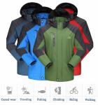 100% Polyester Womens Custom Outdoor Clothing , Breathable Rain Jacket