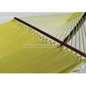 Olive Deluxe Jumbo Caribbean Hammock With Stand Soft Spun Polyester Rope Olive
