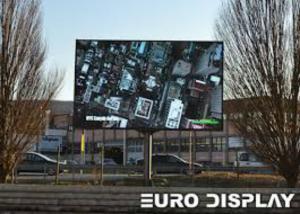 China High Brightness Outdoor Full Color LED Display Wall Screen For Commercial Advertising factory