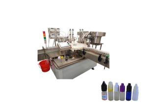 China 10ml - 60ml Filling Volume Oil Filling Machine , PLC Control Automatic Filling Machine factory