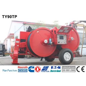 China TY90TP Max Pull 90kN Hydraulic Cable Stringing Puller Tensioner Machine on sale