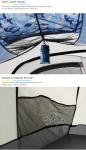 Camouflage 6 Person L360cm Pop Up Camping Tent