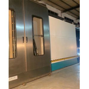 China 3mm 8m/Min Vertical Glass Washing Machine And Dryer factory