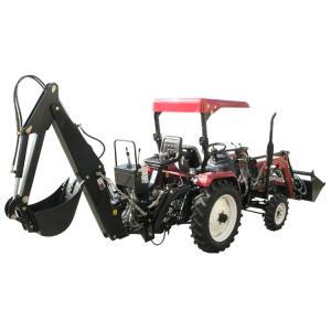 China 3 Point Tractor Rear Mounted Backhoe 2150mm Leg Spread Wheel Excavator factory