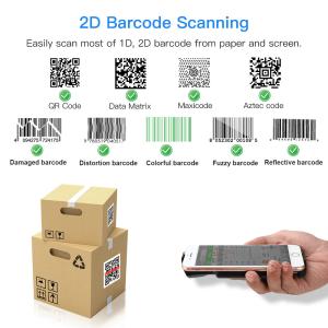 China Android 2D 1D EAN14 EAN128 Wireless QR Code Scanner Wearable factory