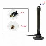 Indoor Fringe Directional Black ABS TV Antenna VHF-Hi HDTV 174-230MHz 860Mhz