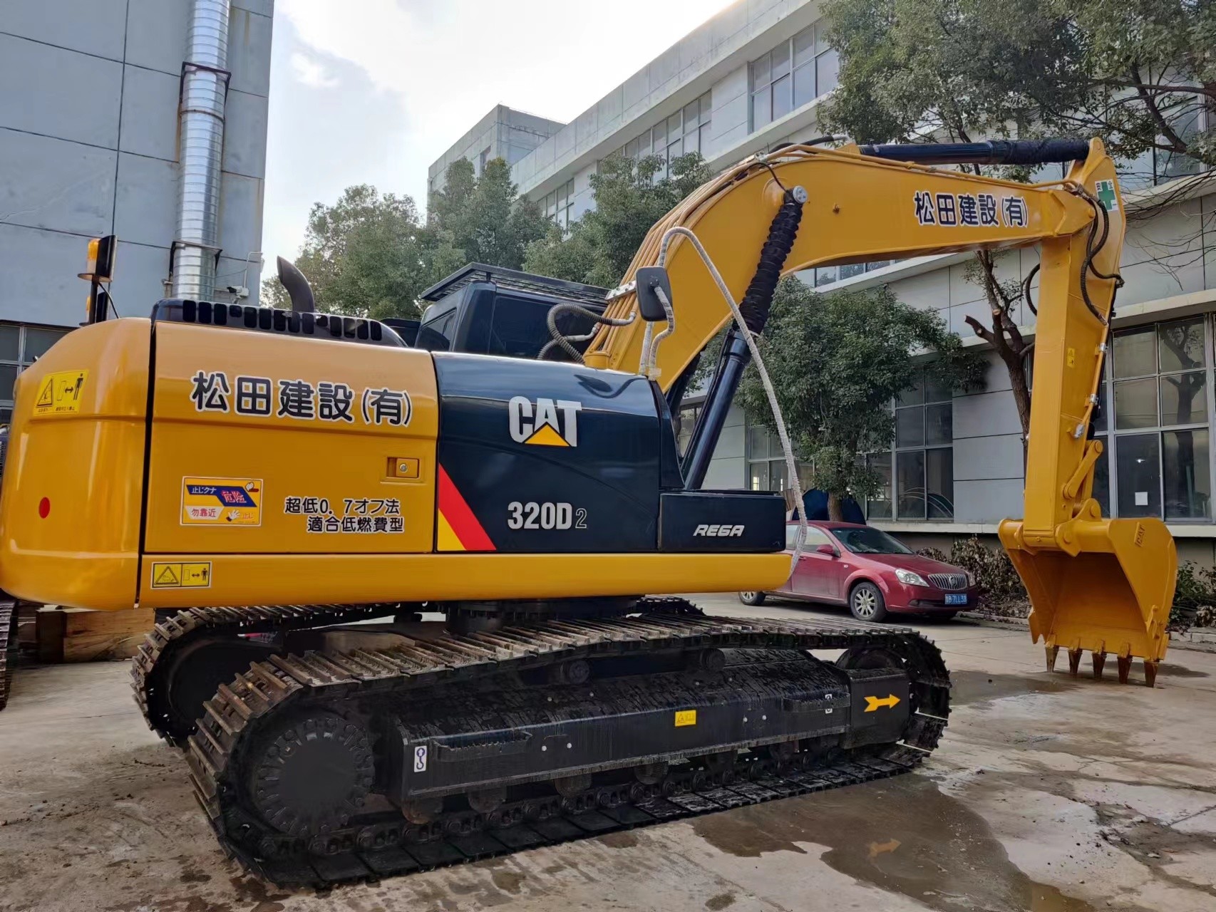 6 Cylinders Used CAT Excavator With Original Color For Caterpillar CAT 320D
