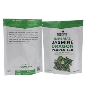 China Biodegradable Matte White Stand Up Pouch Compostable Square Bottom Bag on sale