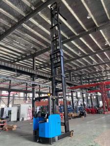 China Capactiy 2 Tons Electric Reach Walking Pallet Stacker Height 13.5 Meters factory