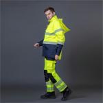 220 To 260gsm High Visibility Safety Work Uniforms Waterproof For Industry