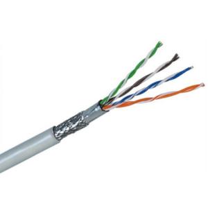 China 9.38 Ohm SFTP LAN CABLE 100 Ft Cat5e Etherne 24 AWG 32 AWG 4Mhz factory