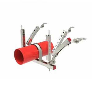 China Seismic Restraints For Piping 1000kg Load Capacity For Water Pipe Installation Level 8 Anti Seismic Design factory