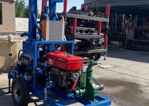 China Portable Water Well Drilling Rig for 150m Drilling Depth and 50mm Drill Pipe Diameter factory