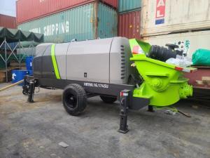 China HBT8016/9018 Refurbished Concrete Trailer Pump 0.6m3 Hopper Capacity factory