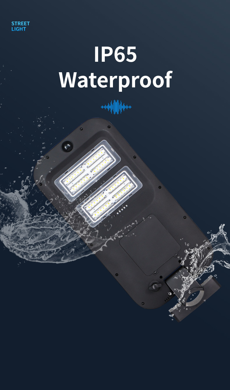 KCD Solar Garden Light IP65 Waterproof High Bright High Lumen All In One Outdoor 60w 100w 400w Solar LED