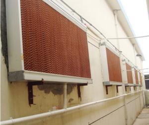 China Chicken house cooling pad poultry house evaporative water cooling pad factory