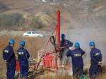 Light weight portable oil prospecting drilling rig