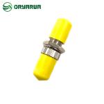 Simplex ST To ST Fiber Coupler Multimode Flangeless Metal Housing