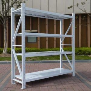 China Reusable 3 Tier Metal Shelf For Display , Warehouse Storage Rack Shelf System factory