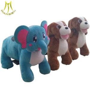 China Hansel wholesale outdoor ride on animal toy zippy Africa elephant ride factory