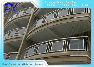 China 316 Grade Aircraft Deck Cable House Invisible Safety Grill For Balcony factory