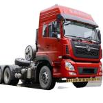 Dongfeng 6x4 460hp LNG CNG Tractor Truck With Diesel Fuel Left Steering Trailer