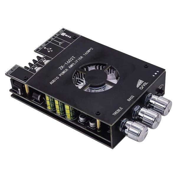 ZK-1602T 2*160W 2.0 Channel Class d Audio Stereo Amplifier Board Bass AMP