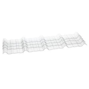 China Clear Corrugated Plastic Sheets For Greenhouse UV Protection Skylight Acrylic factory