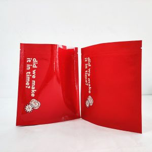 Biodegradable Kraft Paper Standing Zip Lock Pouch with Standard 120mircon