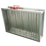 Customized Durability Galvanized Steel Ce Approved Fire Dampers For Duct