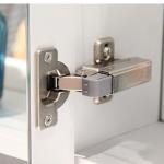 IP44 Silver Grey Anodized Aluminium Body LED Mirrored Medicine Cabinet for Home