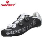 TPU Nylon Outsole Road Racing Bicycle Shoes Water Resistant Good Shock