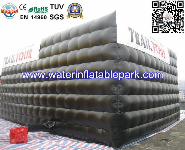0.45mm PVC Tarpaulin Inflatable Marquee Tent Quadruple Needle Safe Stitching