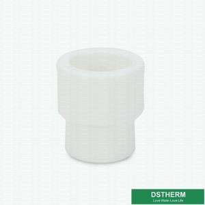 China White Ppr Pipe Accessories Size 20 -160 Mm For Water Supply Reducing Coupling Shape factory