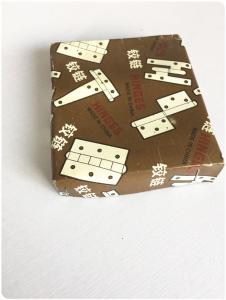 China 2 Hole 0.7mm Thickness Cast Iron Gate Hinges Smooth Surface Treatment factory