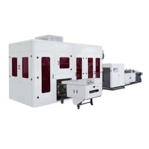 China Fully Automatic Non Woven Handle Bag Making Machine 380V Cloth Bag Making Machine factory