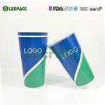 32oz large capacity Disposable Cold drink Paper Cups With Personlised Brand