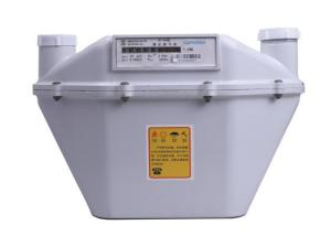 China Steel Case Prepaid Diaphragm Gas Meter , G6 - G100 Industrial Gas Meter factory