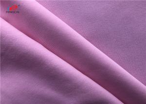 China Red 95 Polyester 5 Spandex Fabric Stretch , Poly Spandex Knit Fabric For Yoga Cloth factory