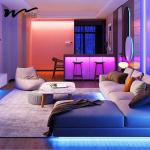 Outdoor Marquee Watercolor LED Light Strip with Color-Changing Flashing Effect