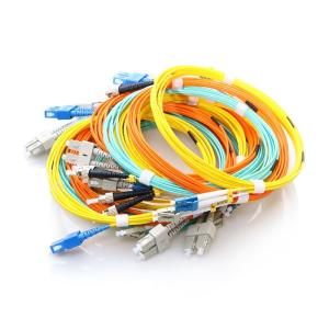 China 9/125 Single Mode Fiber Optical Cable Duplex ST LC FC SC - SC UPC factory