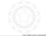9 Slot Electric Motor Stator Laminations Design For Servo 3C Industry