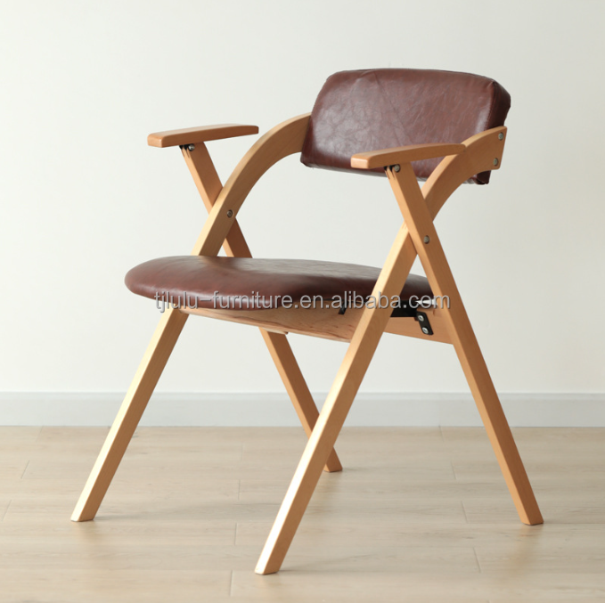 Natural Solid Wooden Chairs For Modern Dining Room With Rubber Wood/ Ash Wood Frame