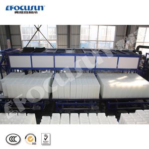 Bitzer Compressor 15ton Ice Making Machine with Ice Moving Device and Water