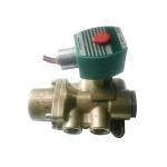 Solenoid Valve Pilot Operated 1/2 Inch 8344G074MO Piston Poppet Brass Pneumatic