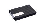 Slim Metal Name Card Holder Holds Up To 50 Business Cards Rectangle Design In