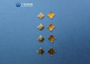 China Custom Gold Plating Tactile Metal Domes Gold Plated 0/1/3/4/5 Dimple For Keypad factory