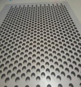 China Various Colors Perforated Aluminum Composite Plate Customized Perforation Density 0-90 Degrees Angle factory