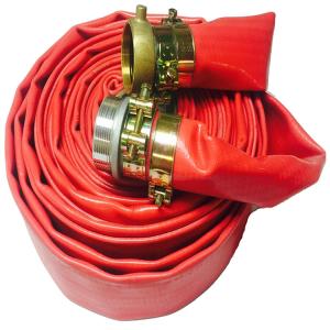 China Korea Technology PVC Layflat Water Irrigation Hose Pipe 4 Inch Sunny Hose factory